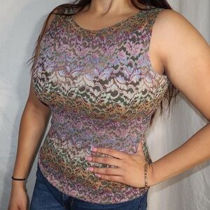 Jaipur‎ 90's Vintage Boho Elegant Top